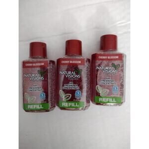 Natural Visions Cherry Blossom Air Freshener Concentrate Refill 2oz Home Lot 3